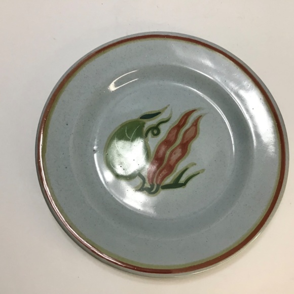 Vintage Fratelli Fanciullacci Ceramic Plate with Leaf and Peppers Italy - Picture 2 of 5